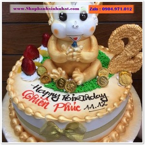 Bánh Sinh Nhật Con Khỉ Tuổi Thân - T42